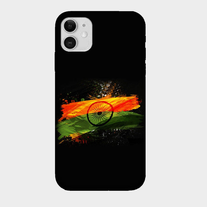 Indian Flag - Splash Color - Mobile Phone Cover - Hard Case by Bazookaa