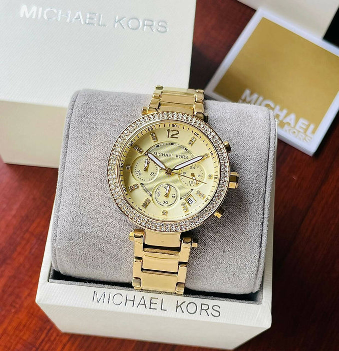 Michael kors full gold women's watch mk5354