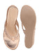 Rose Gold Woven Wedges by Marche Shoes - Local Option