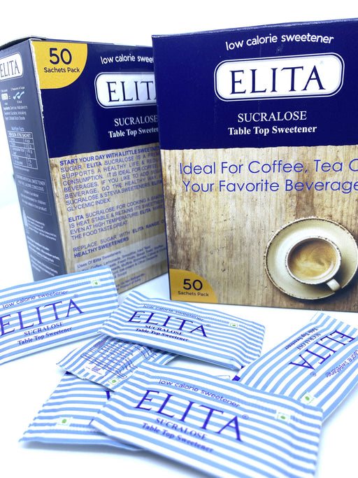 ELITA Sucralose Sweetener 50 sachets pack X 2 - Local Option