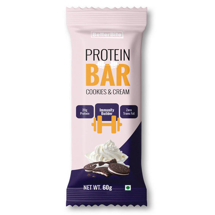 Protein Bar Cookies & Cream (Pack of 2)