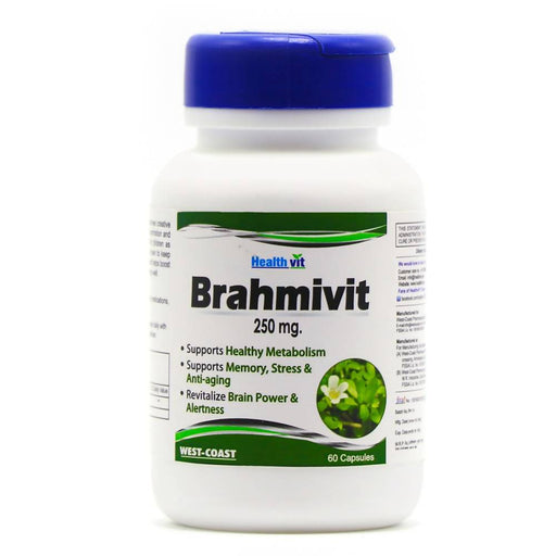 Healthvit Bramhivit Bramhi Powder 250 mg 60 Capsules - Local Option