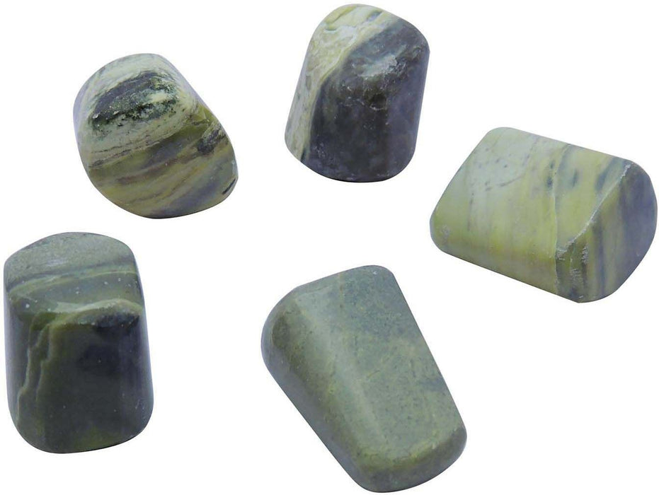 SATYAMANI Natural Energized Serpentine Stone Tumble (Pack of 5 pc.)