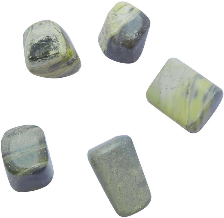 SATYAMANI Natural Energized Serpentine Stone Tumble (Pack of 5 pc.)