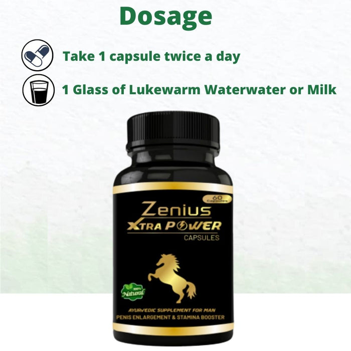 Zenius Xtra Power Capsule for sexual capsule for men (60 Capsules)