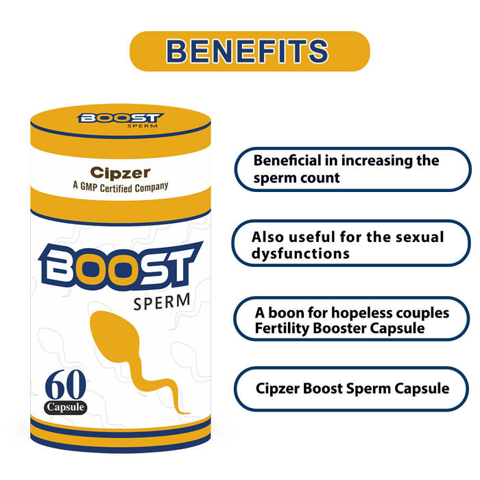 Boost Sperm Capsule Beneficial in increasing the sperm count