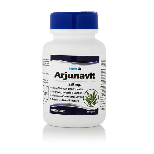 Healthvit Arjunavit Arjuna Powder 250 mg 60 Capsules - Local Option