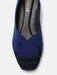 Blue Satin Suede Ballerina by Marche Shoes - Local Option