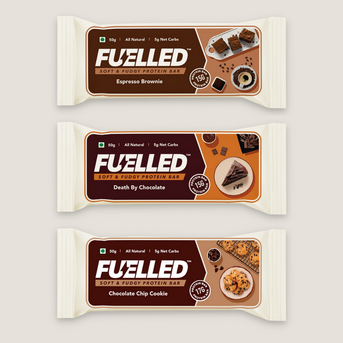 Fuelled Nutrition - Protein Bars Starter Pack (3 Flavours x 2 pcs)