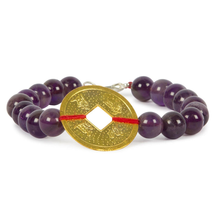 SATYAMANI Natural Energized Bloodstone (Heliotrope) Beads Handcrafted Bracelet