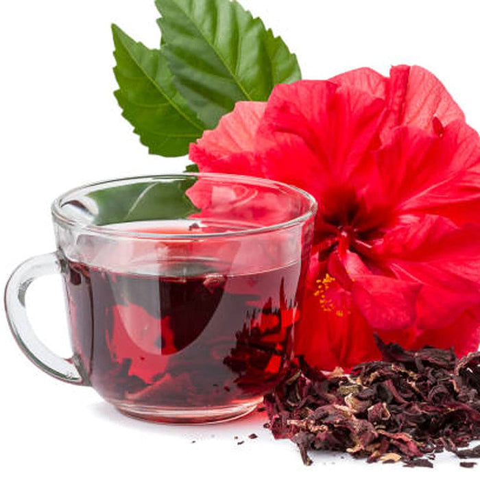 SATYAMANI AROMA ; House Of Organic Herbs 100% Organic Pure & Natural Hibiscus Flowers Herbal Infusion Tea, Light and Gentle Taste