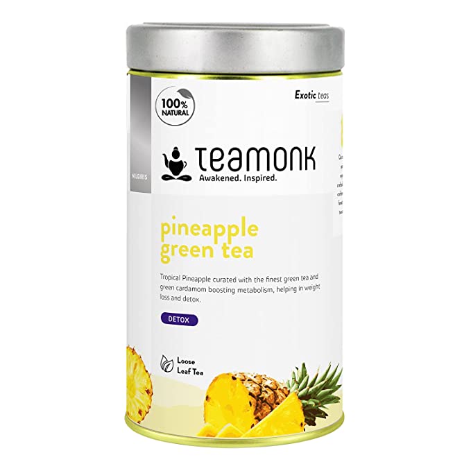 Teamonk Pineapple Green Tea, 150 Grams