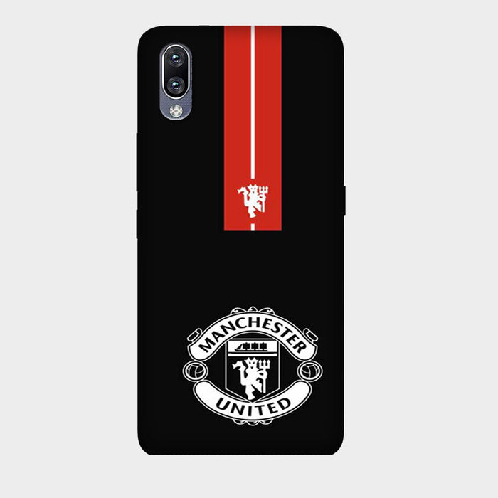 Manchester United Black - Mobile Phone Cover - Hard Case by Bazookaa - Vivo