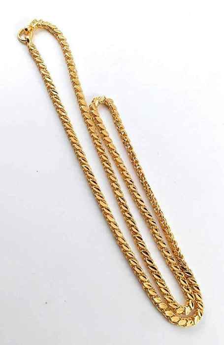 NX CHINTAMANI GOLD PLATED CHAIN FOR UNISEX