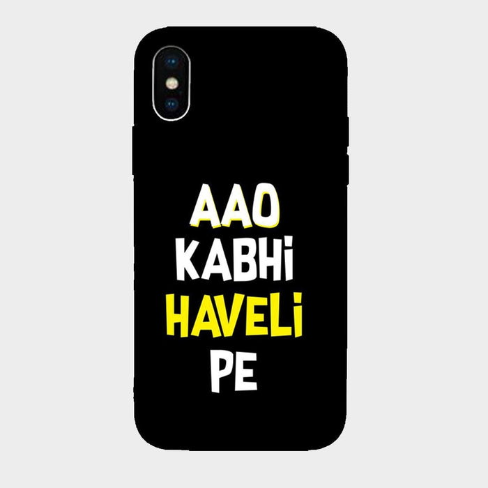 Aao Kabhi Haveli Par - Mobile Phone Cover - Hard Case  - Apple