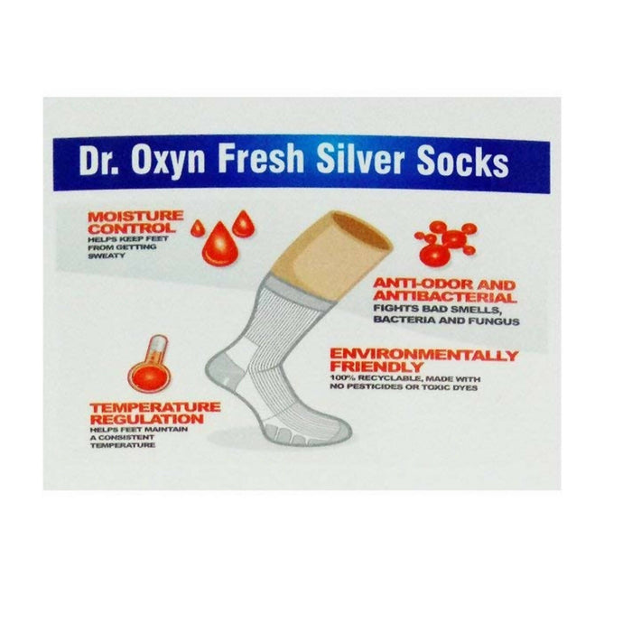 Vringra Dr Oxyn Aloe Sports + Silver Diabetic Care Socks - Pain Relief - Diabetic Socks (Pack of 2)