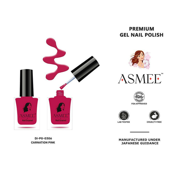 Asmee Premium Gel Nail Polish-Carnation Pink
