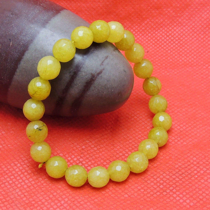 SATYAMANI Heat Processed Bracelet 8 mm Bead Bracelets For Girls Men Stylish (Vesuvianite)