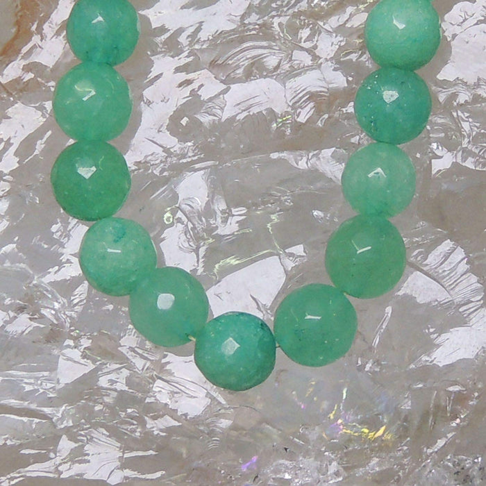 SATYAMANI Heat Processed Bracelet 8 mm Bead Bracelets For Girls Men Stylish (Green Aventurine)