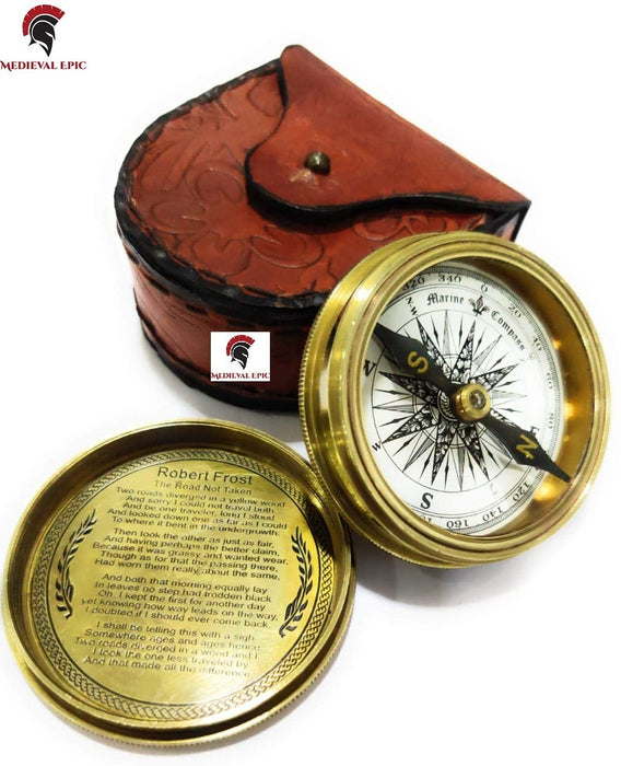 Brass Marine Pocket Compass 1920 Nautical Gifts For Graduation Gift