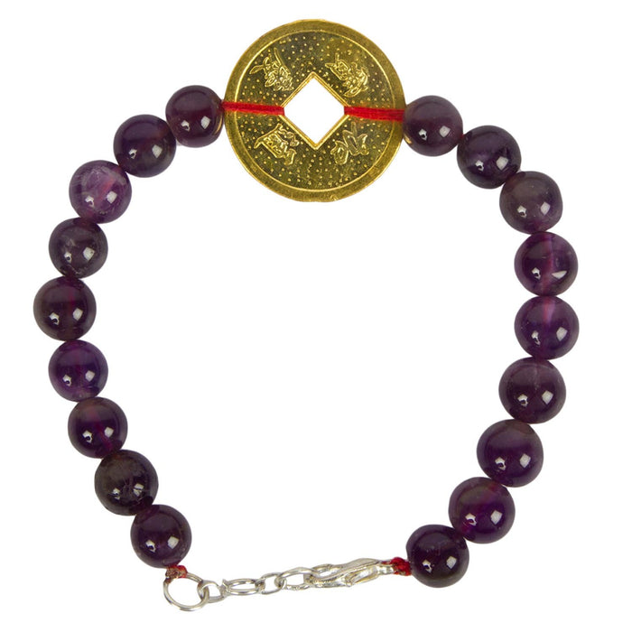 SATYAMANI Natural Energized Bloodstone (Heliotrope) Beads Handcrafted Bracelet