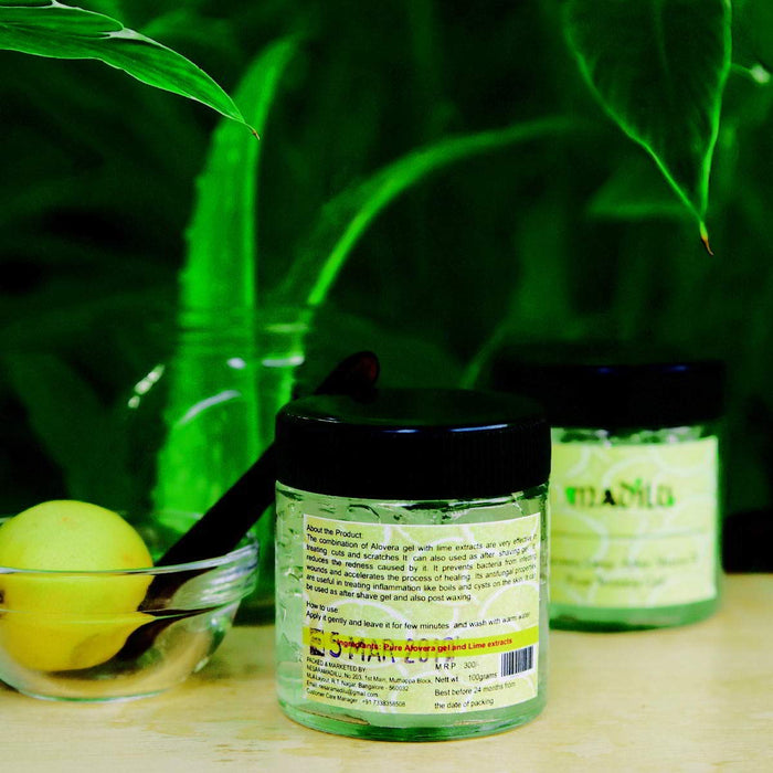 Alovera Lime post waxing Gel - 100 Grams