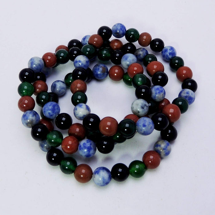 SATYAMANI Multi Stone Bead Bracelet (Pack of 1 Pc.)