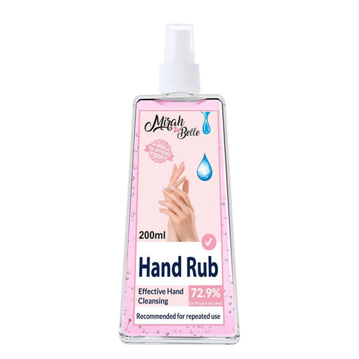 Mirah Belle - Hand Cleanser Sanitizer Spray - 200 ml - Best for Men, Women and Children - Sulfate and Paraben Free Hand Rub - Local Option