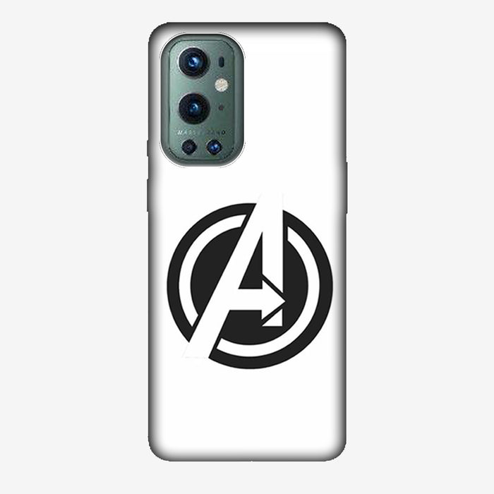 Avenger White Logo - Mobile Phone Cover - Hard Case by Bazookaa - OnePlus