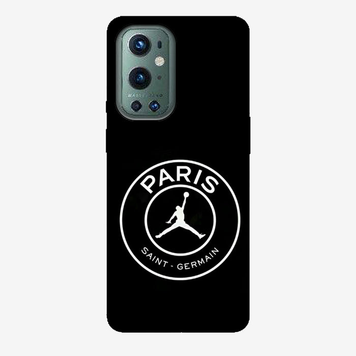 Paris Saint Germain - PSG - Jordan - Black - Mobile Phone Cover - Hard Case by Bazookaa - OnePlus