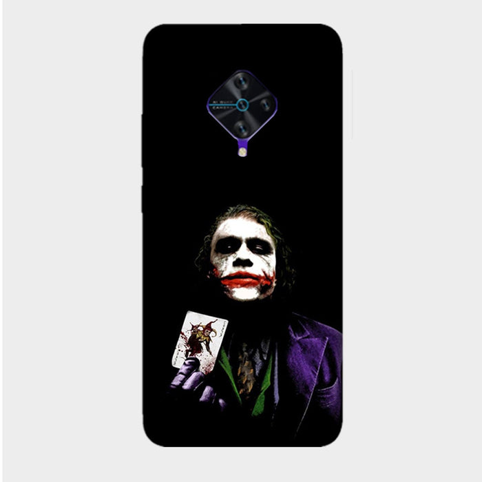 The Joker with Card - Mobile Phone Cover - Hard Case by Bazookaa - Vivo