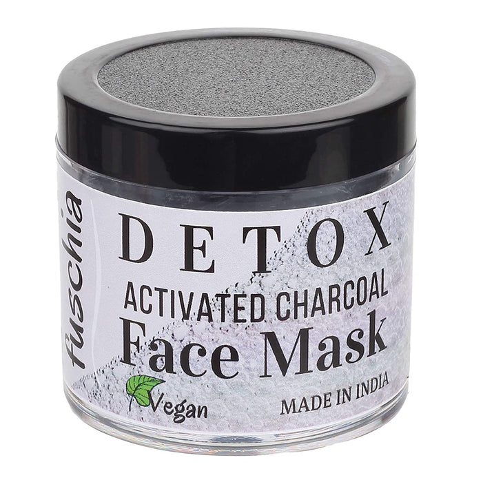 Fuschia Detox Face Mask - Activated Charcoal - 50g