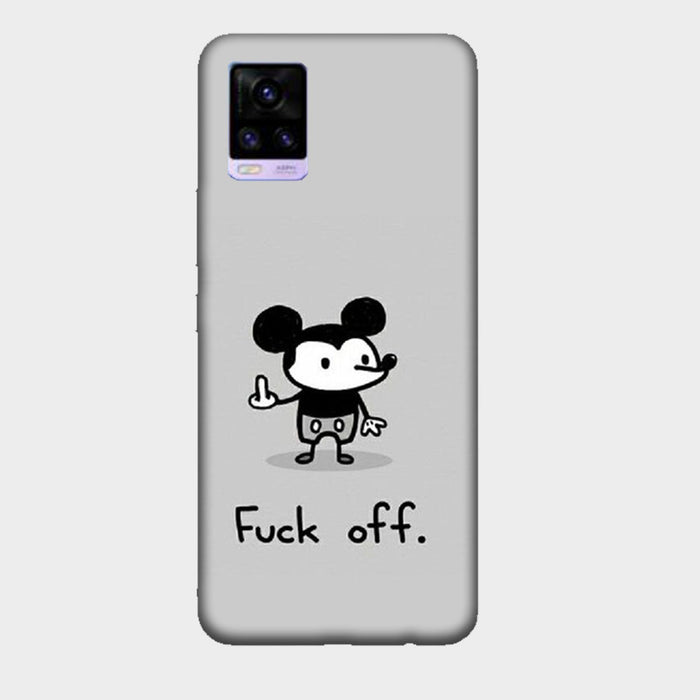 Mickey Mouse Angry - Mobile Phone Cover - Hard Case by Bazookaa - Vivo