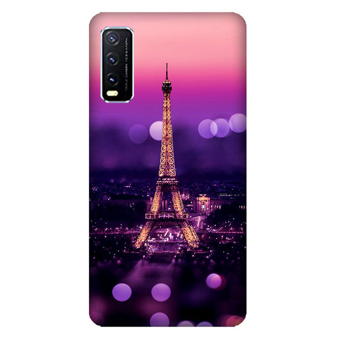 Eifel Tower - Paris - Mobile Phone Cover - Hard Case by Bazookaa - Vivo