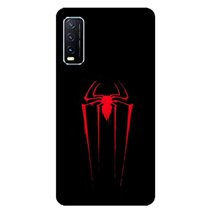 Spider Man - Black - Mobile Phone Cover - Hard Case by Bazookaa - Vivo
