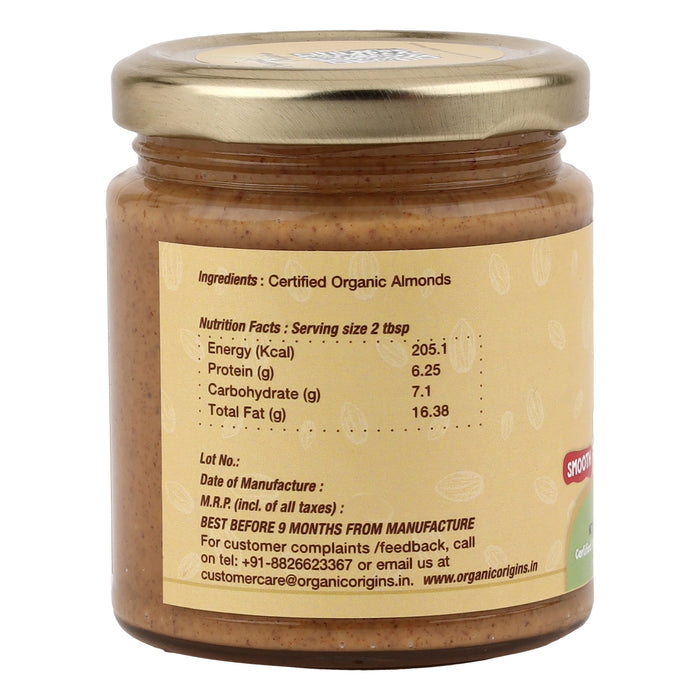 Unsweetened Almond Butter Smooth (200 Gm)