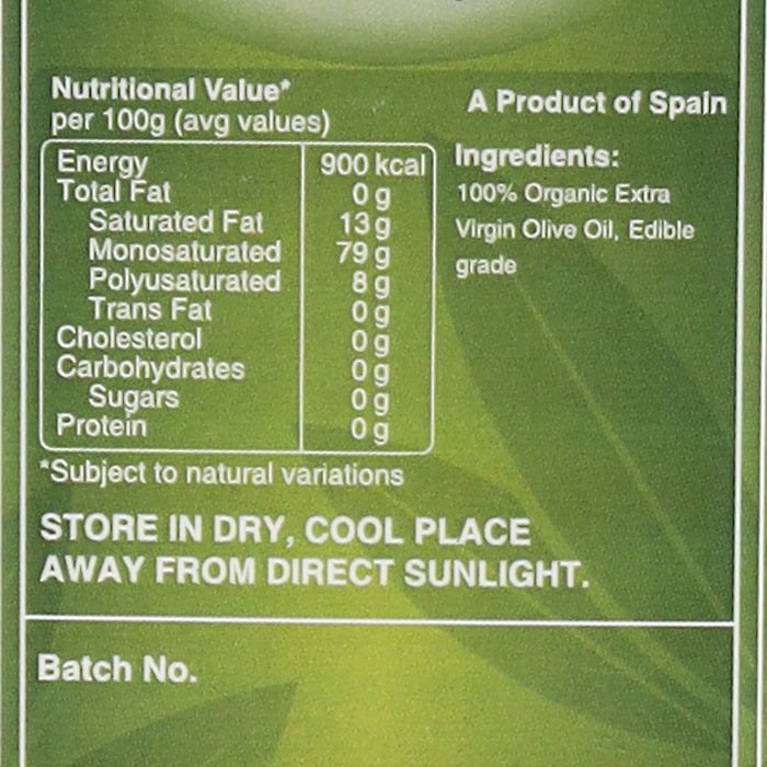 Extra Virgin Olive oil - Glass  (500 Ml)