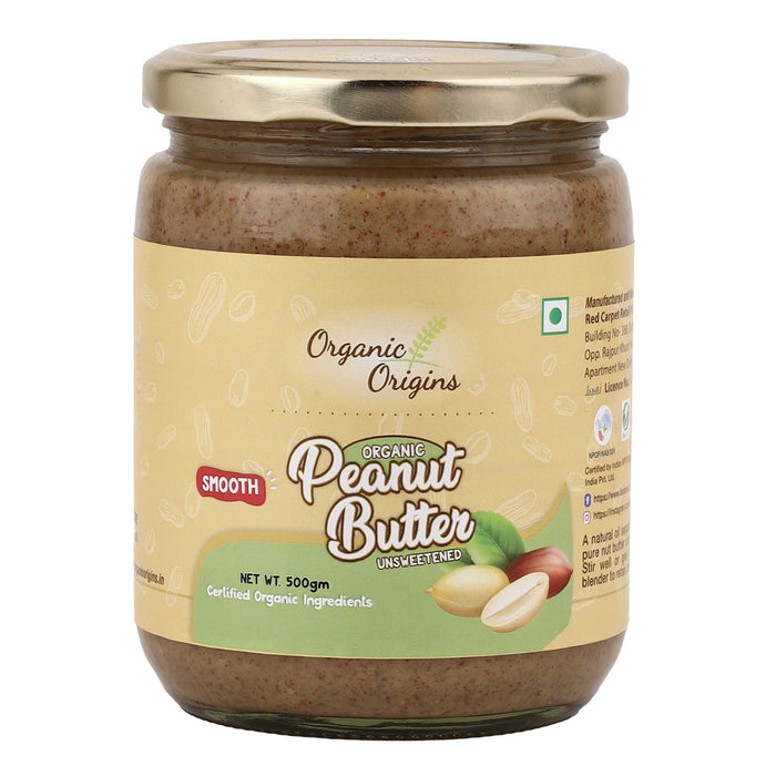 Unsweetened Peanut Butter Smooth (500 Gm)