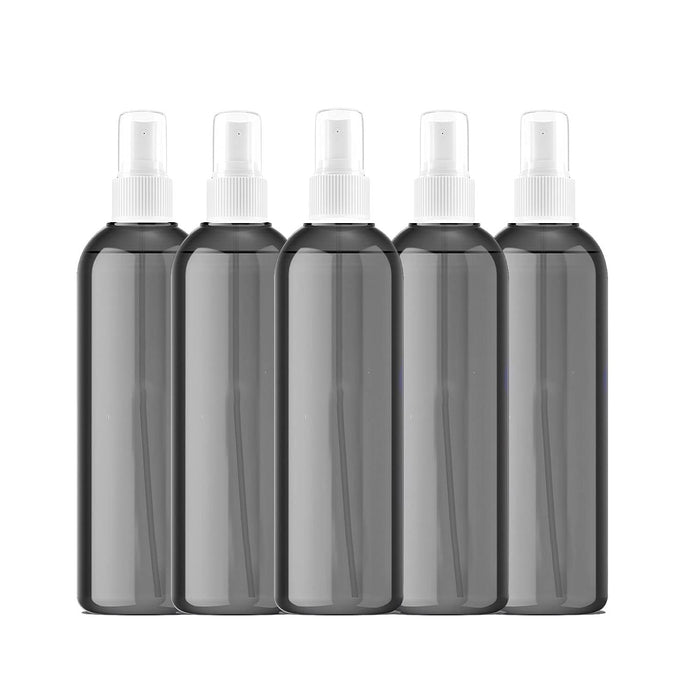 HARRODS Plastic Empty Small Spray Bottle, Mist Spray Bottle For Sanitizer | Oil | liquid | fogging| room spray | Black Color Spray Bottle100ml (5Pcs)