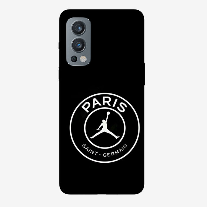 Paris Saint Germain - PSG - Jordan - Black - Mobile Phone Cover - Hard Case by Bazookaa - OnePlus