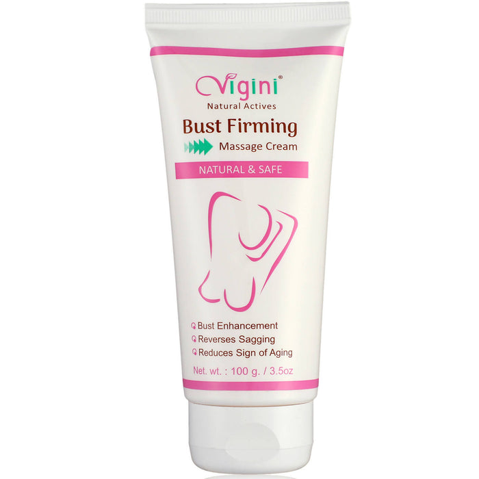 Vigini 100% Natural Actives Body Toner Bust Firming Breast Enlargement Enhancement Tightening Size Increase Growth Anti Sagging Massage Gel Oil Cream for Women 100G
