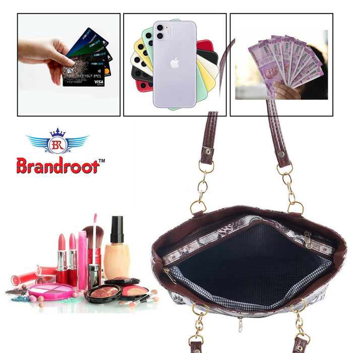 Brandroot Tote bags | Multicolor Handbag| Ladies purse, latest Trendy Fashion side Sling Handbag Printed Tote handbags "