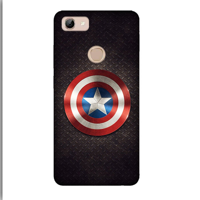 Captain America Shield - Mobile Phone Cover - Hard Case by Bazookaa - Vivo