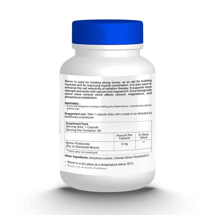 Healthvit Boron 3 mg - 60 Capsules - Local Option