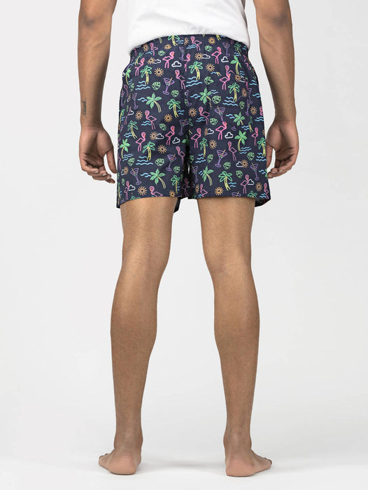 Whats Down Blue Nautical Boxers