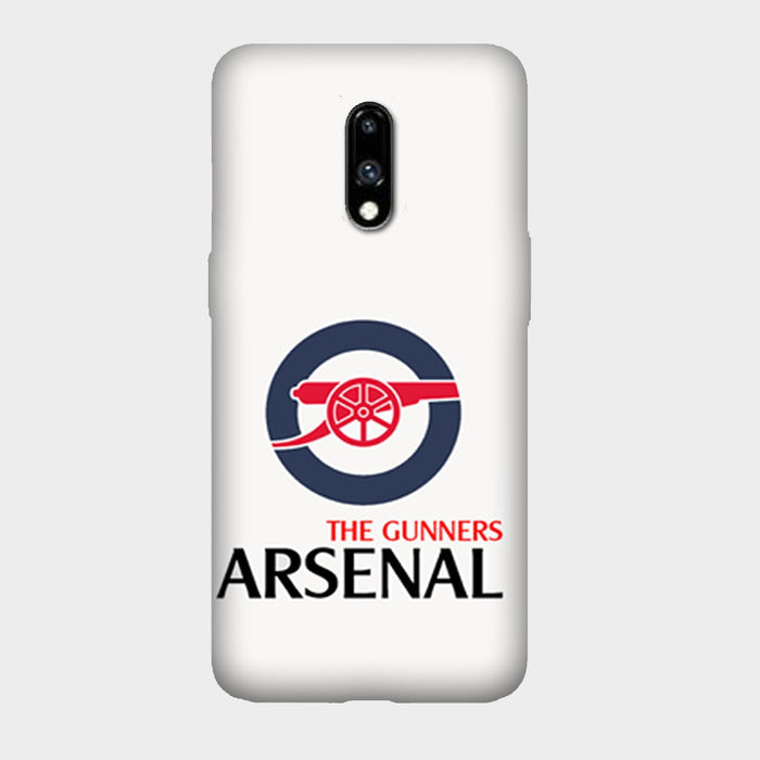 The Gunners - Arsenal FC - White - Mobile Phone Cover - Hard Case by Bazookaa - OnePlus