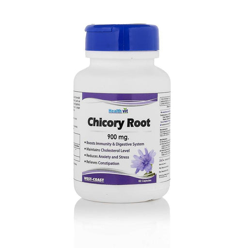 Healthvit Chicory Root 900mg 60 Capsules For Immunity Booster - Local Option