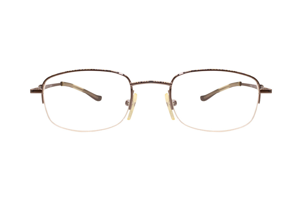 Generic affable|zero power or with power|hardcoat coating|reading eyeglass fullrim metal rectangle eyeglass for men & women (Unisex) with near vision lenses|small|sku:-RD_273 +4.50