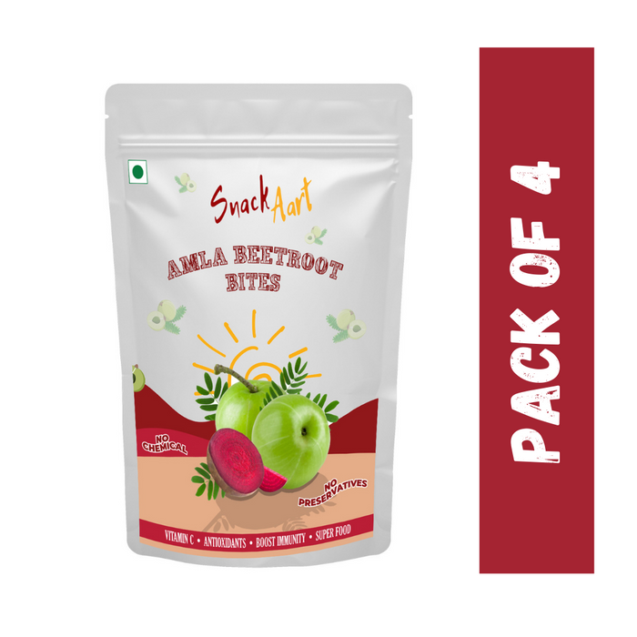 Snack Aart Amla Beetroot Bites | Sun-dried, Healthy, Immunity boosting Amla | healthy snacks - Local Option