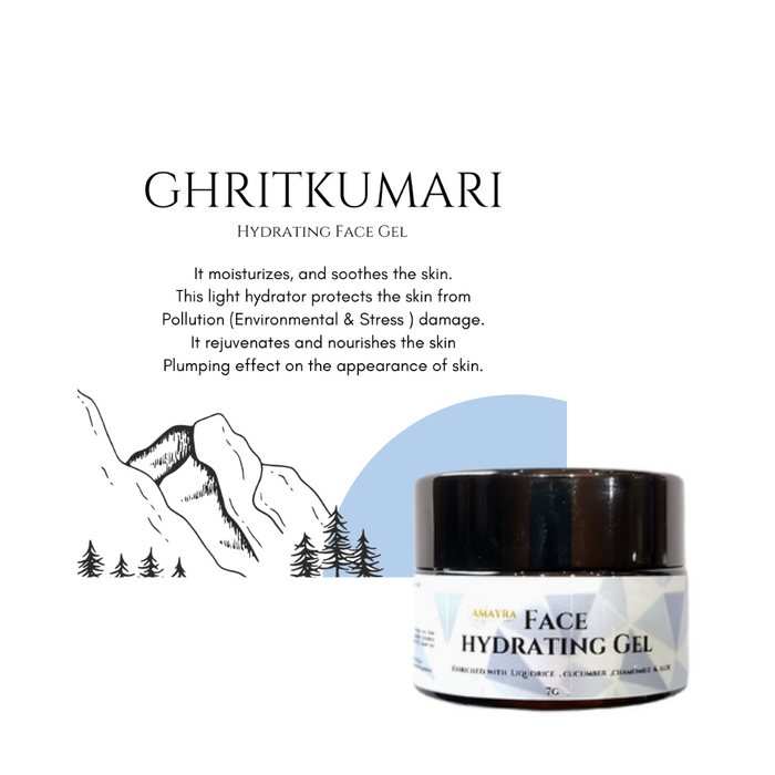Amayra Naturals Mini Ghritkumari Face Hydrating Gel – Soothe & Heal | 7gm